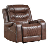 Putnam Brown Power Reclining Chair