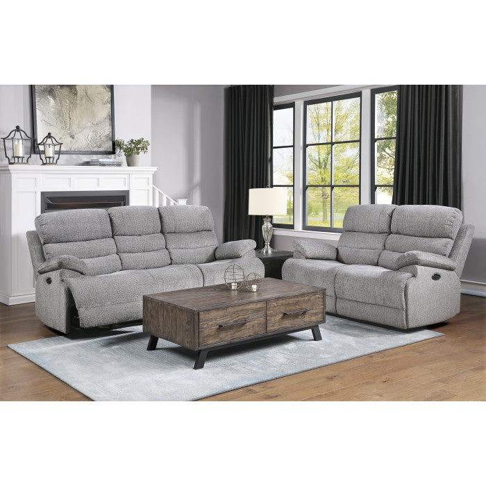 Sherbrook Power Double Reclining Sofa With Headrests And Usb Ports