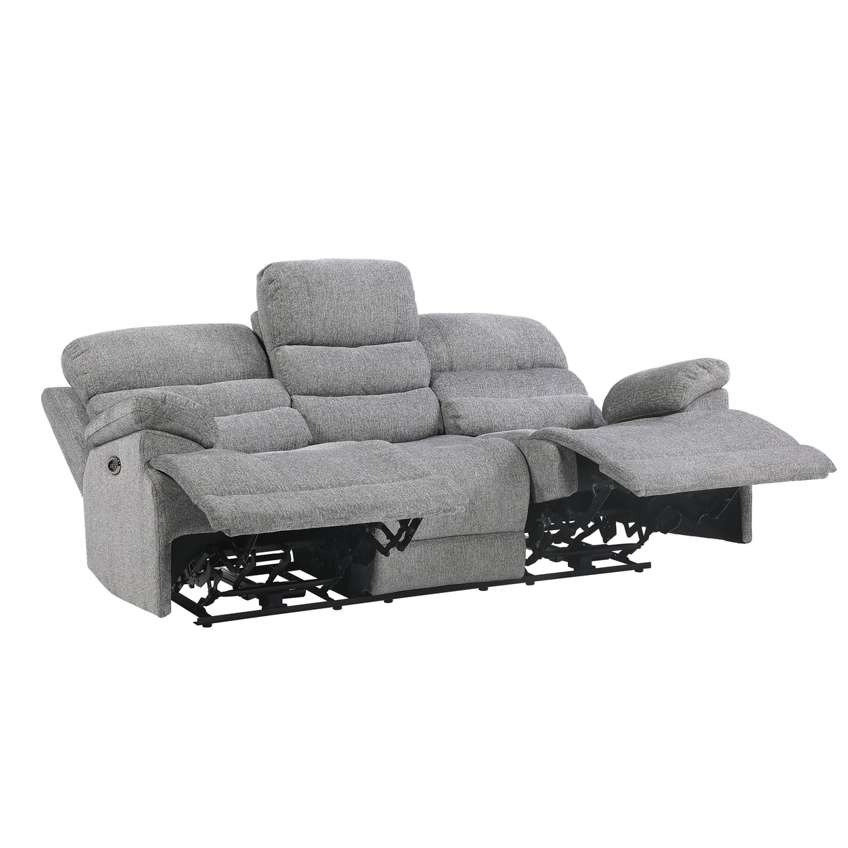 Sherbrook Power Double Reclining Sofa With Headrests And Usb Ports