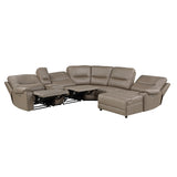 Legrande 6-Piece Modular Power Reclining Sectional With Headrests And Right Chaise