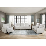 Salida Power Double Reclining Sofa With Headrests