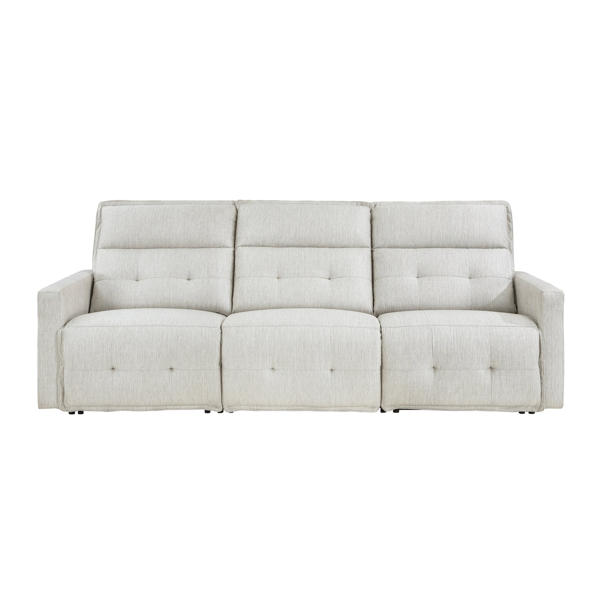 Salida Power Double Reclining Sofa With Headrests