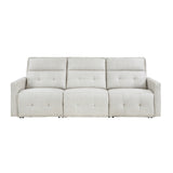 Salida Power Double Reclining Sofa With Headrests