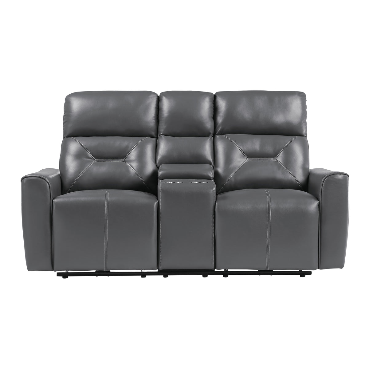 Burwell Power Double Reclining Love Seat With Center Console And Usb Ports