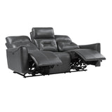 Burwell Power Double Reclining Sofa With Usb Ports