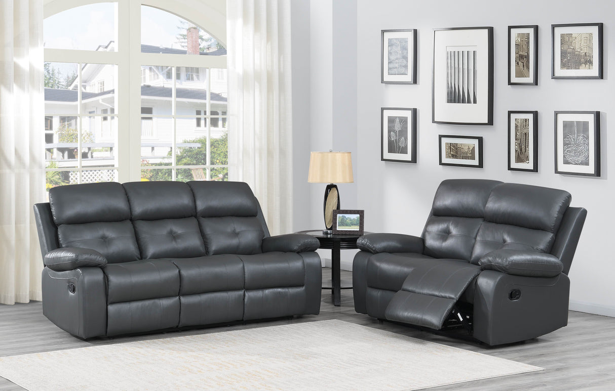 Recliner Loveseat, Gray