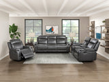 Broomfield Double Reclining Sofa With Drop-Down Cup Holder