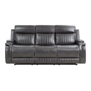 Broomfield Double Reclining Sofa With Drop-Down Cup Holder