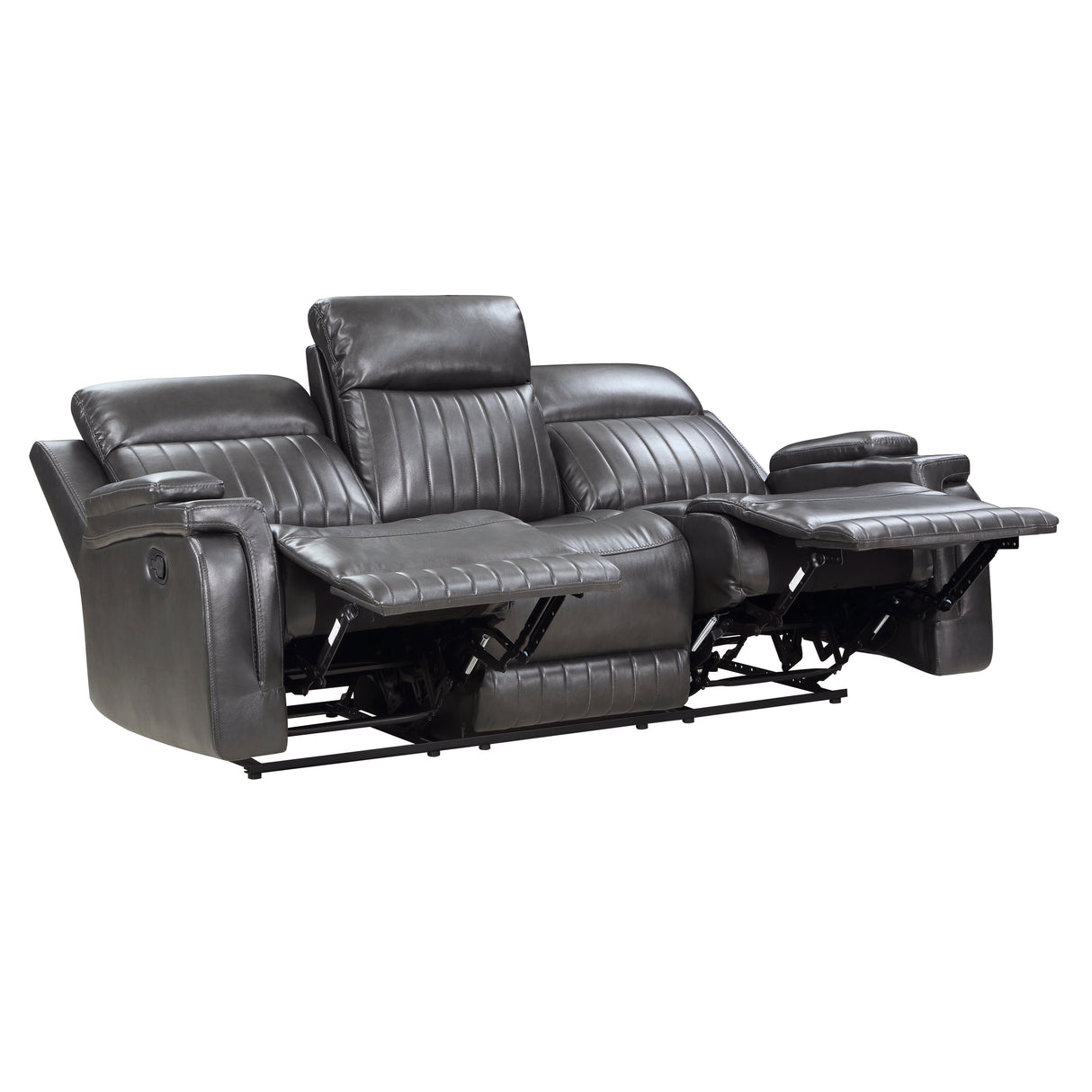 Broomfield Double Reclining Sofa With Drop-Down Cup Holder