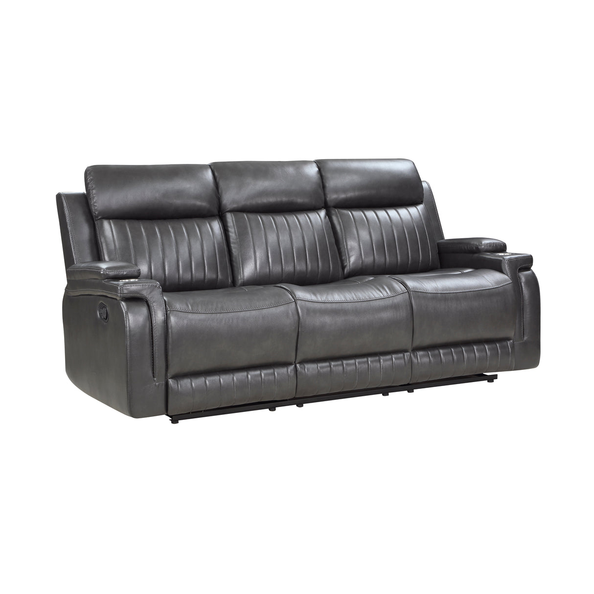 Broomfield Double Reclining Sofa With Drop-Down Cup Holder