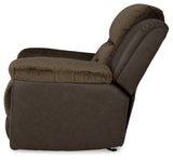 Dorman Chocolate Reclining Sofa, Loveseat And Recliner