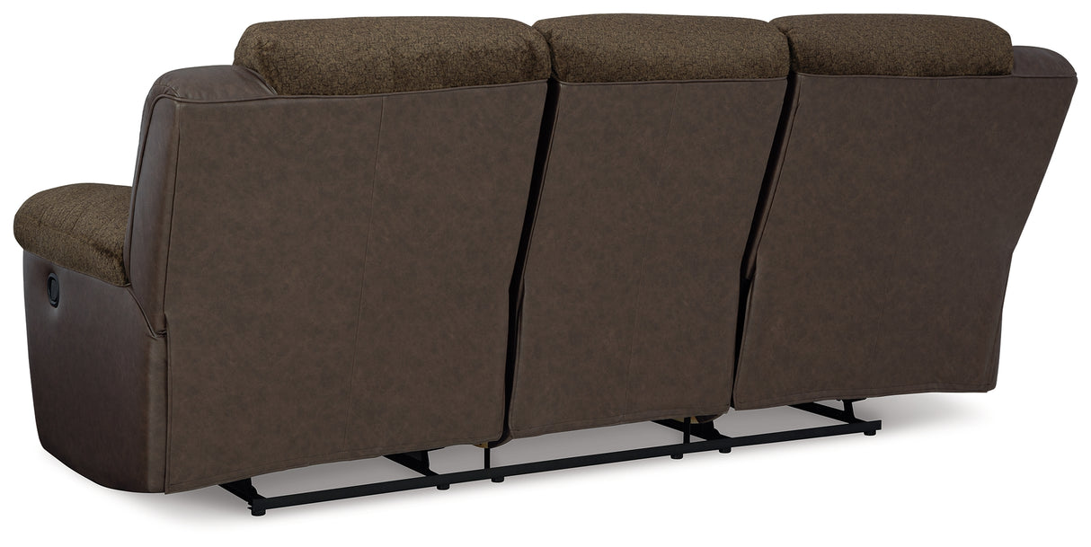 Dorman Chocolate Reclining Sofa, Loveseat And Recliner