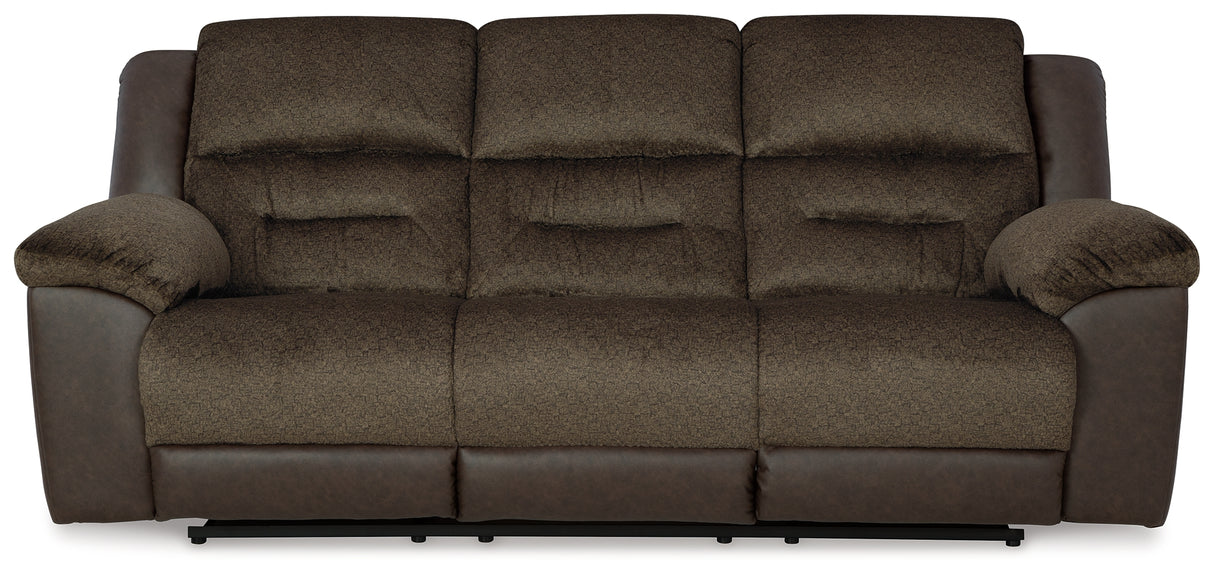 Dorman Chocolate Reclining Sofa, Loveseat And Recliner