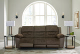 Dorman Chocolate Reclining Sofa, Loveseat And Recliner