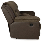 Dorman Chocolate Reclining Sofa, Loveseat And Recliner