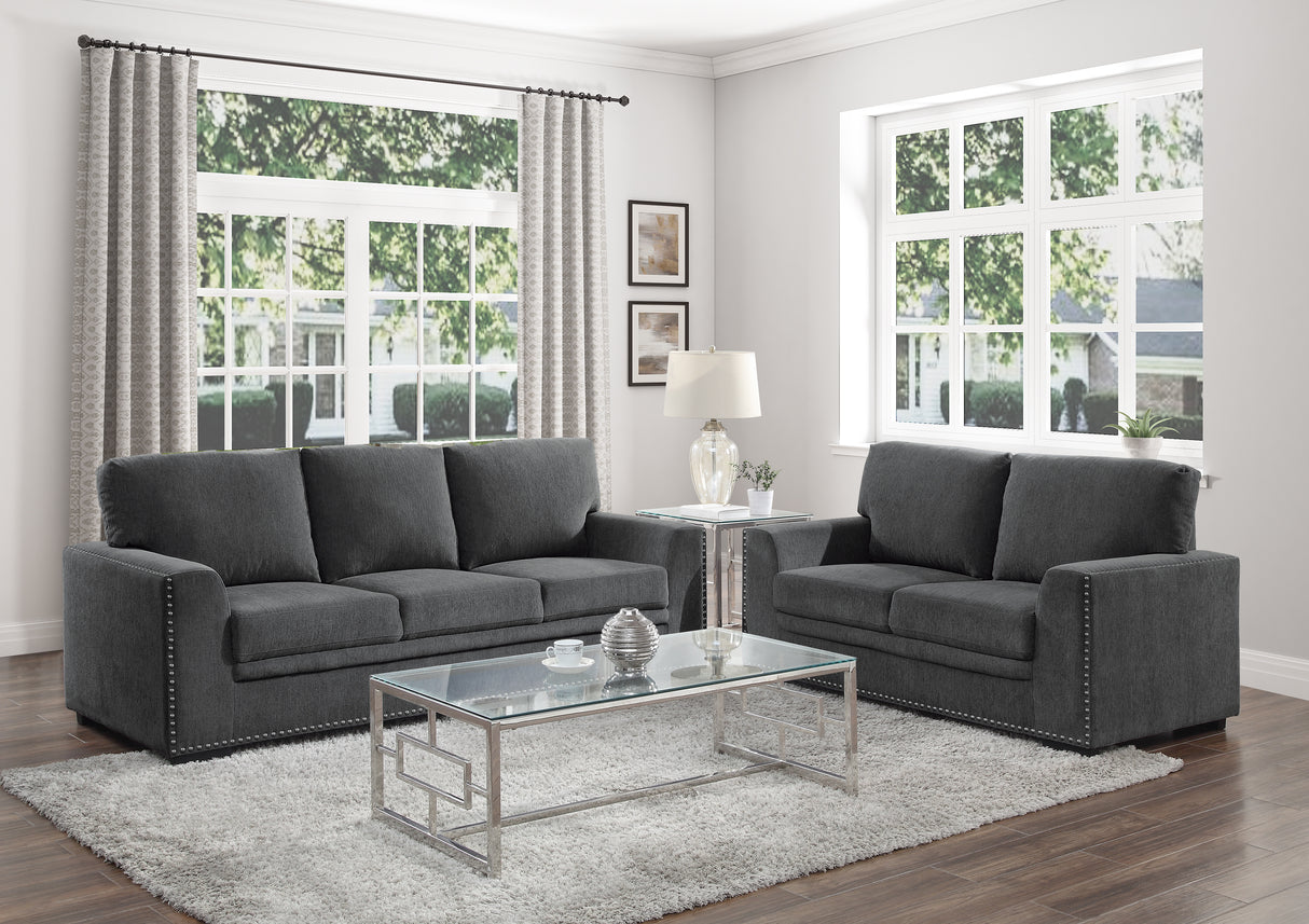 Morelia Charcoal Loveseat