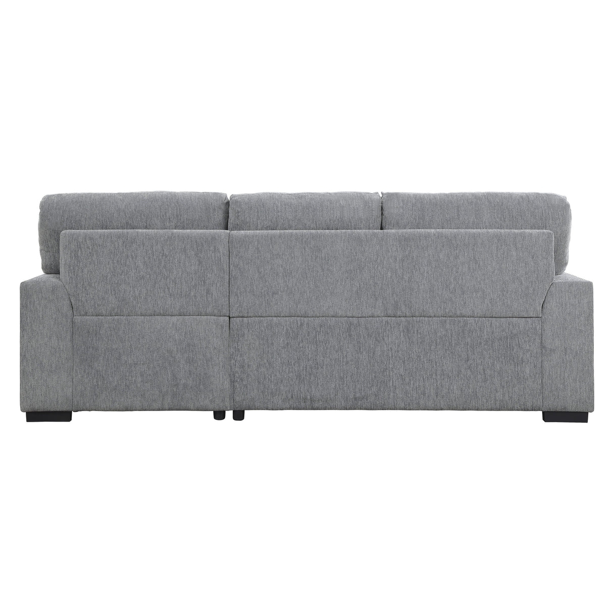 Morelia Exposed Feet With Faux Wood 2-Piece Sectional Pull-Out Bed And Right Chaise Hidden Storage