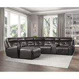 Avenue 6-Piece Modular Reclining Sectional With Left Chaise