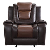 Briscoe Brown Glider Reclining Chair