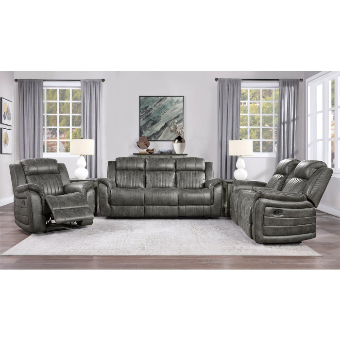 Centeroak Brownish Gray Reclining Chair