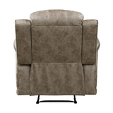 Centeroak Sandy Brown Reclining Chair