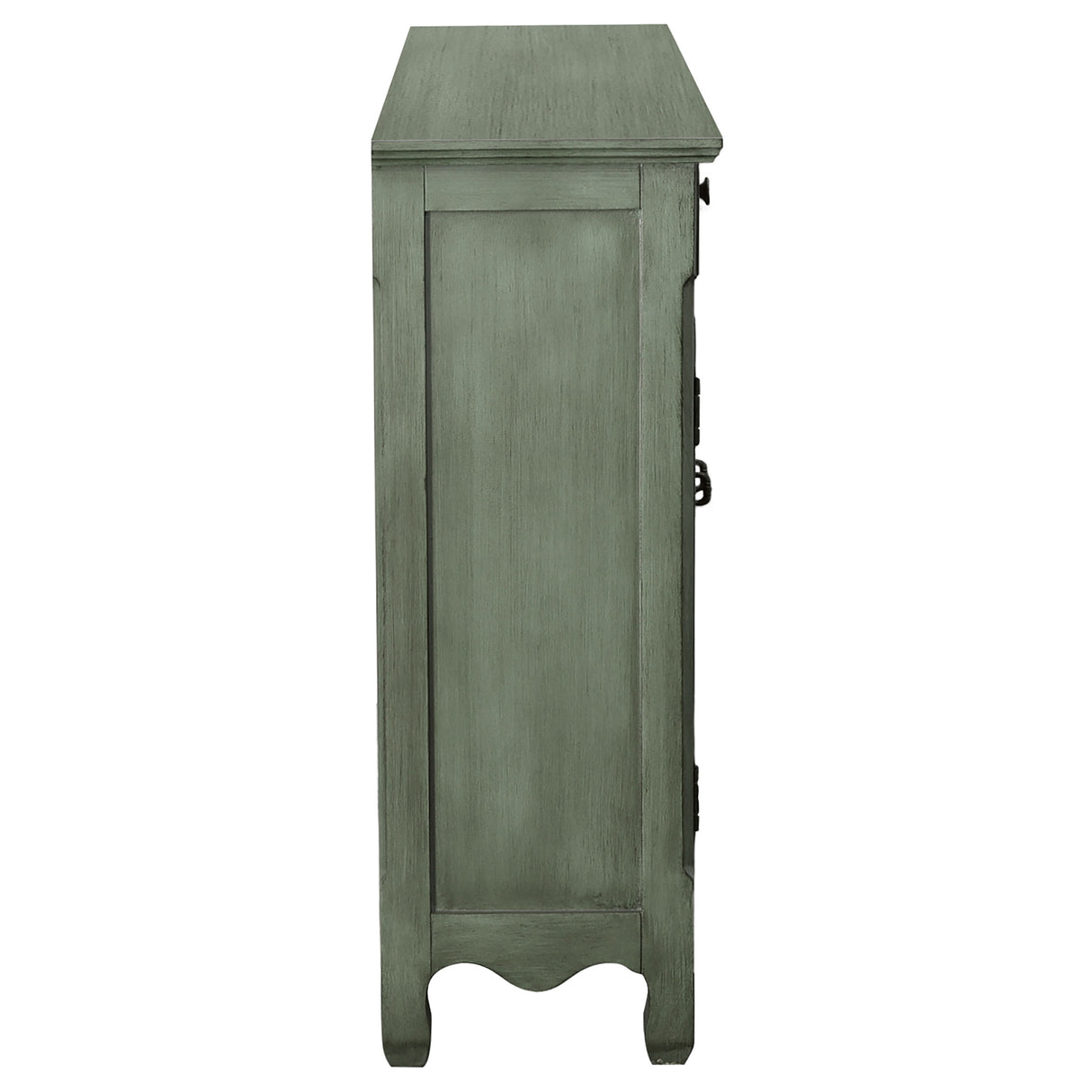 Deserie 3-Door Accent Cabinet Antique Green