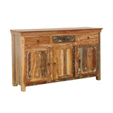 Henry 3-Door Accent Cabinet Reclaimed Wood