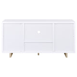 Dalton 2-door Storage Credenza White and Distressed Pine