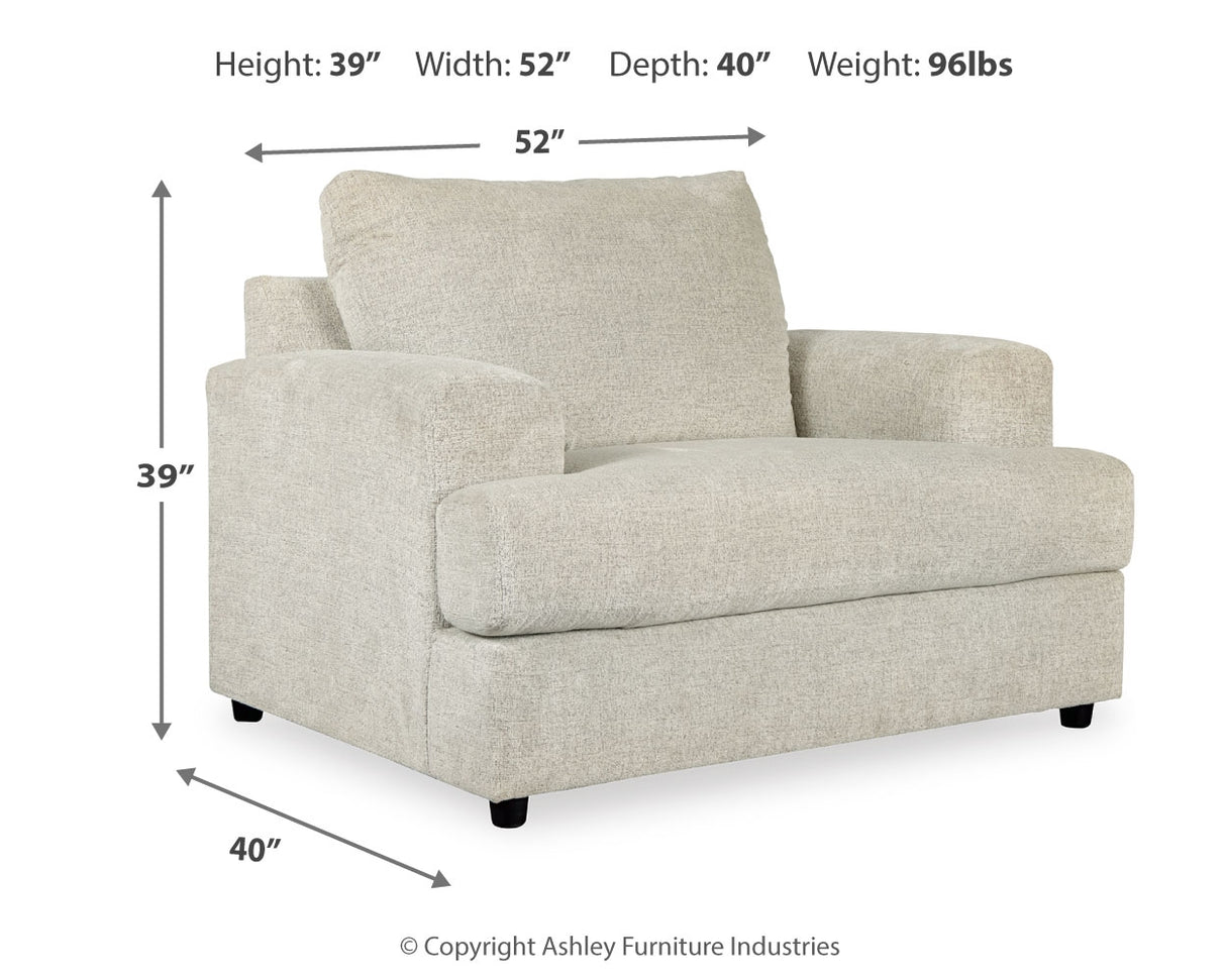 Soletren Sofa, Loveseat, Oversized Chair and Ottoman