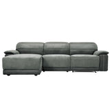 Ember 3-Piece Modular Reclining Sectional With Left Chaise