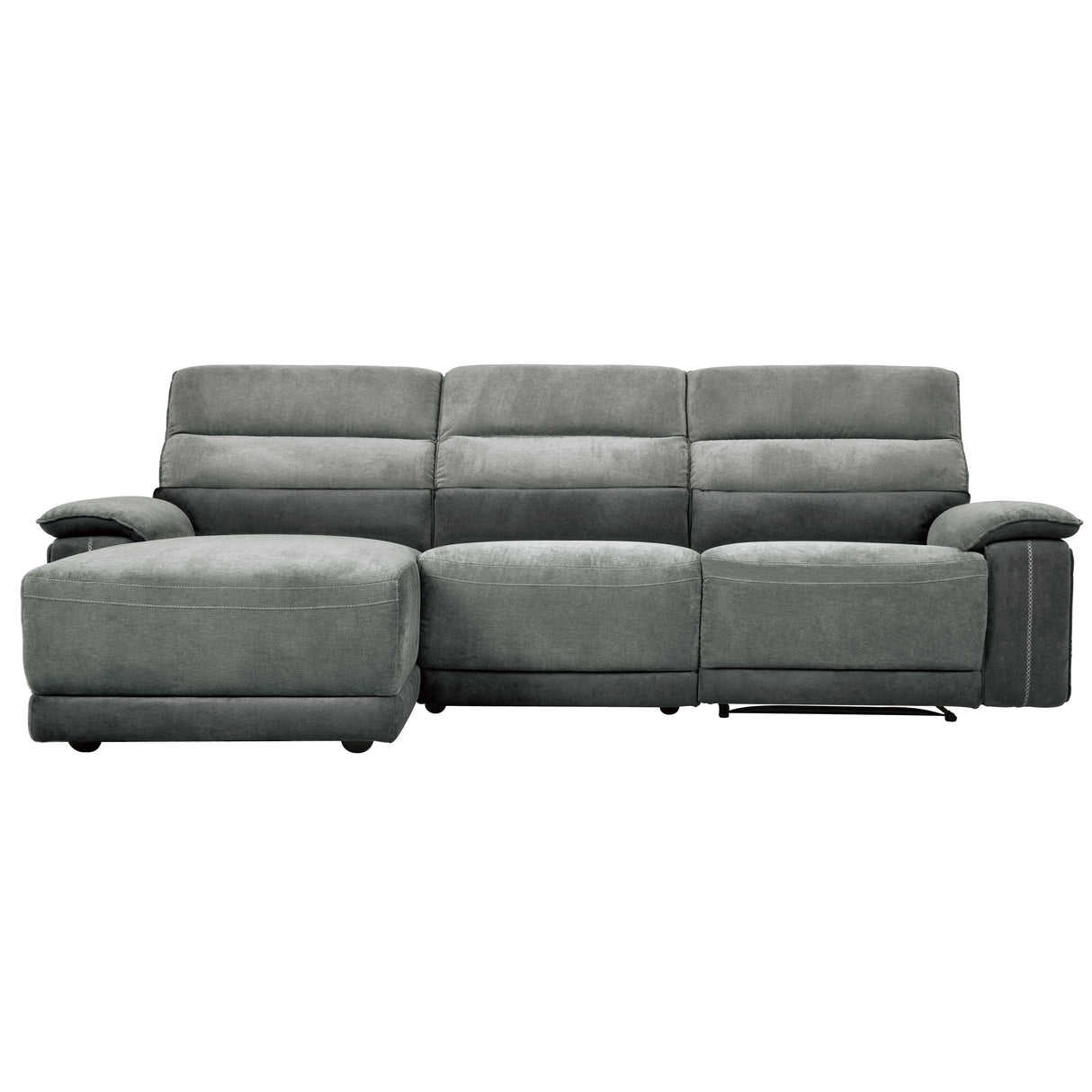 Ember 3-Piece Modular Reclining Sectional With Left Chaise