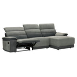 Ember 3-Piece Modular Reclining Sectional With Right Chaise