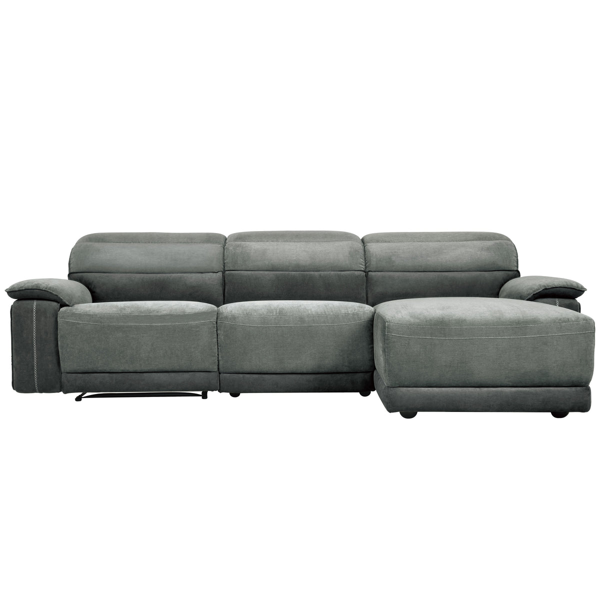 Ember 3-Piece Modular Reclining Sectional With Right Chaise