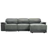 Ember 3-Piece Modular Reclining Sectional With Right Chaise