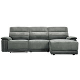 Ember 3-Piece Modular Reclining Sectional With Right Chaise