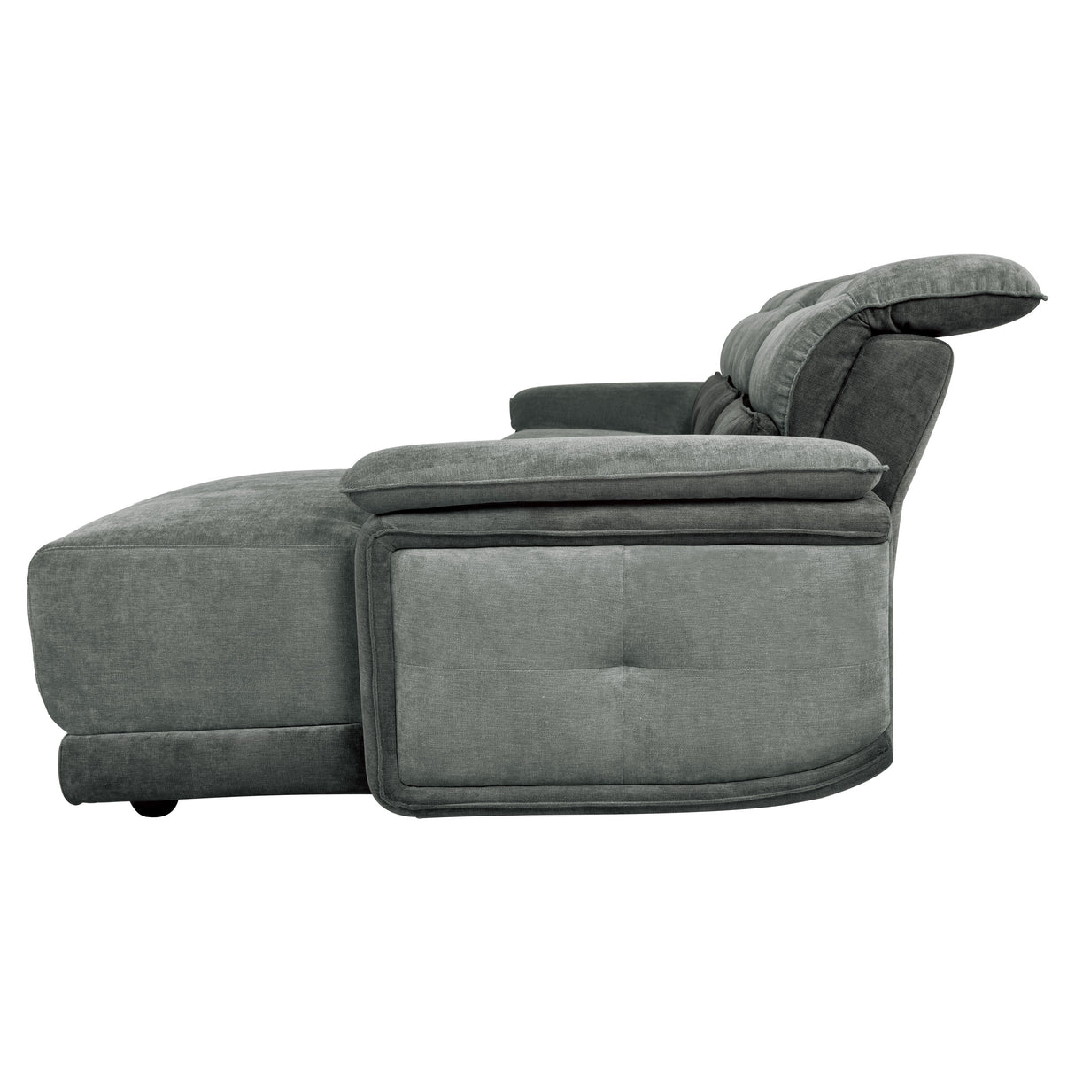 Ember 3-Piece Modular Reclining Sectional With Right Chaise