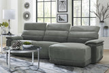 Ember 3-Piece Modular Reclining Sectional With Right Chaise