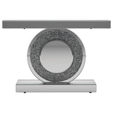 Bergenia Mirror Ed Entryway Sofa Console Table Silver