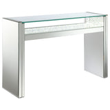 1-Shelf Console Table Silver