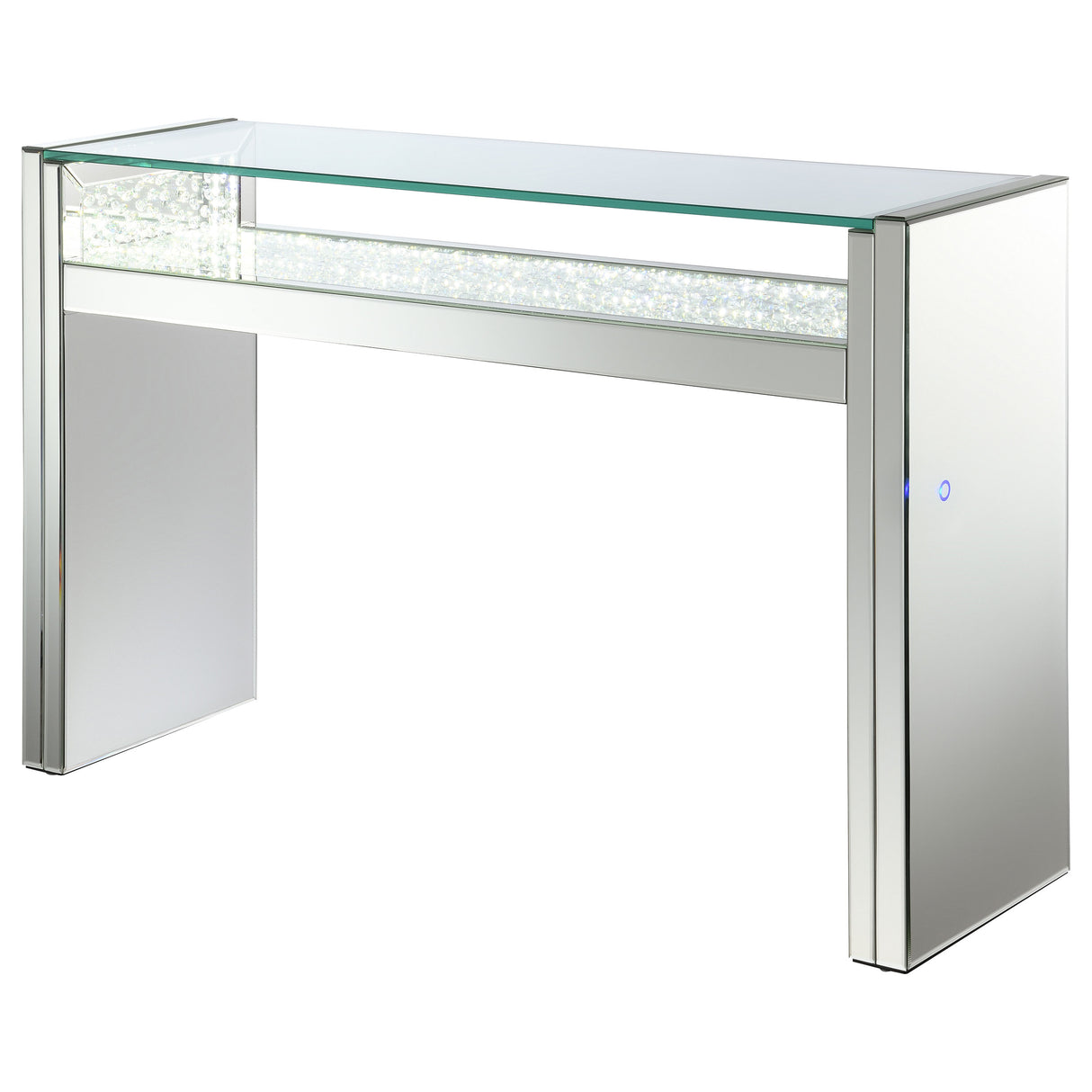 1-Shelf Console Table Silver