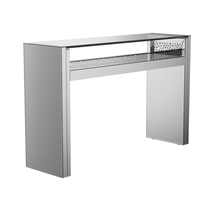 1-Shelf Console Table Silver