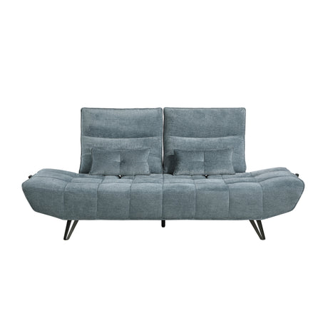 Sofa With Power Adjustable Seat Depth And Manual Headrests