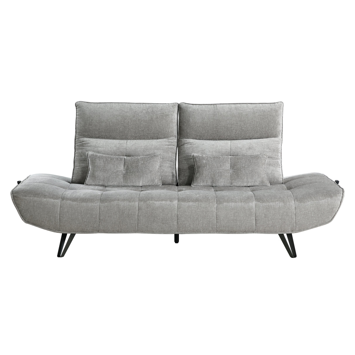 Sofa With Power Adjustable Seat Depth And Manual Headrests