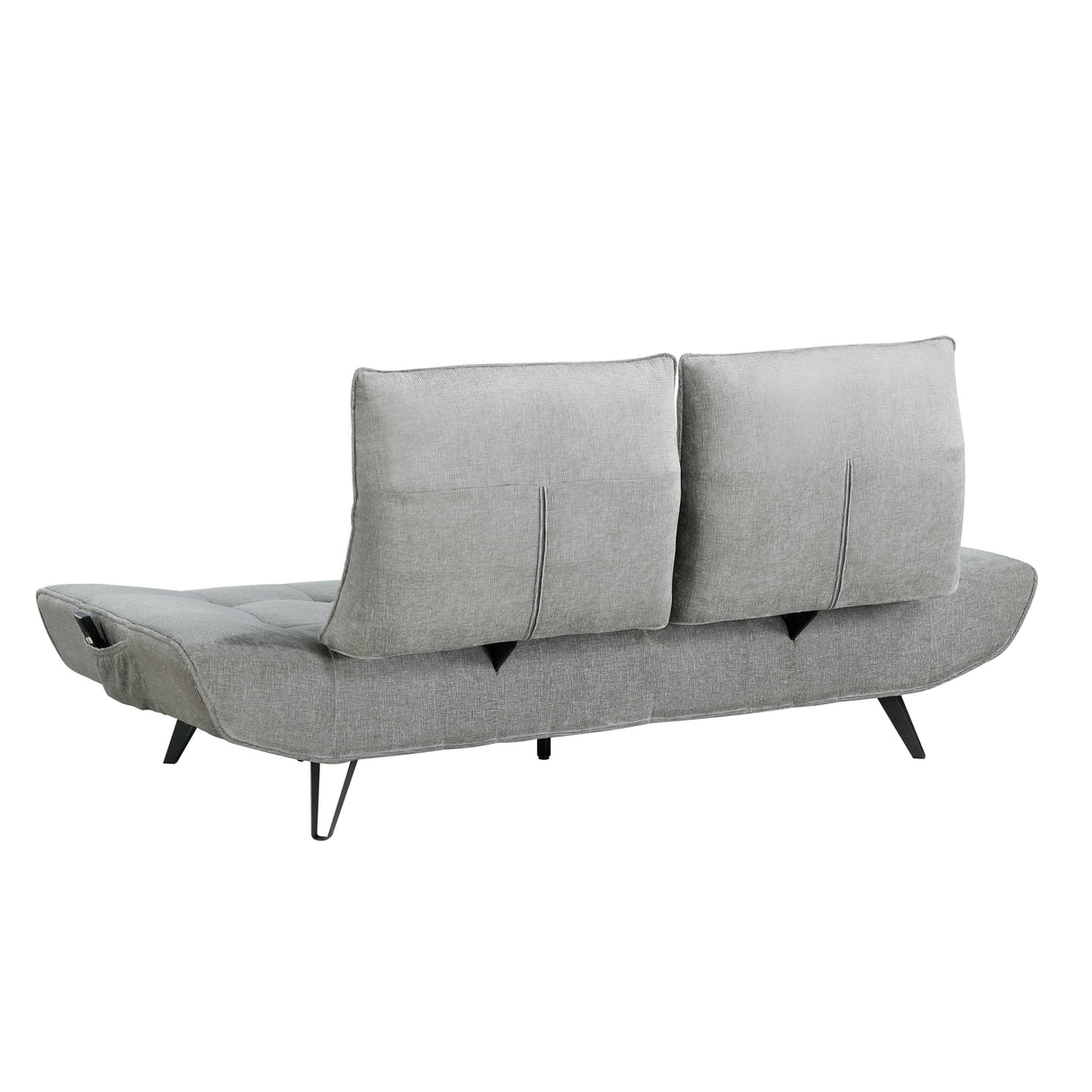 Sofa With Power Adjustable Seat Depth And Manual Headrests