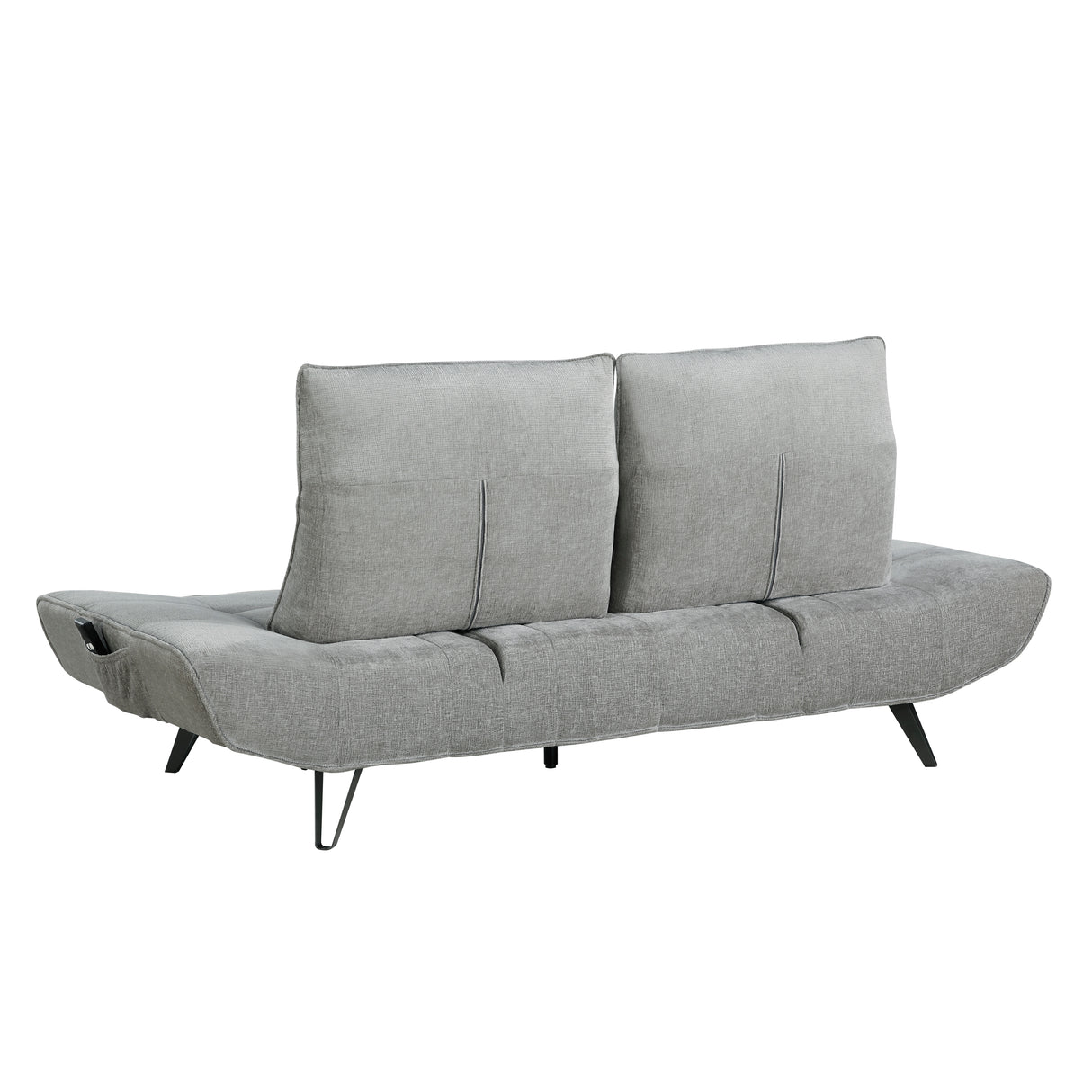 Sofa With Power Adjustable Seat Depth And Manual Headrests