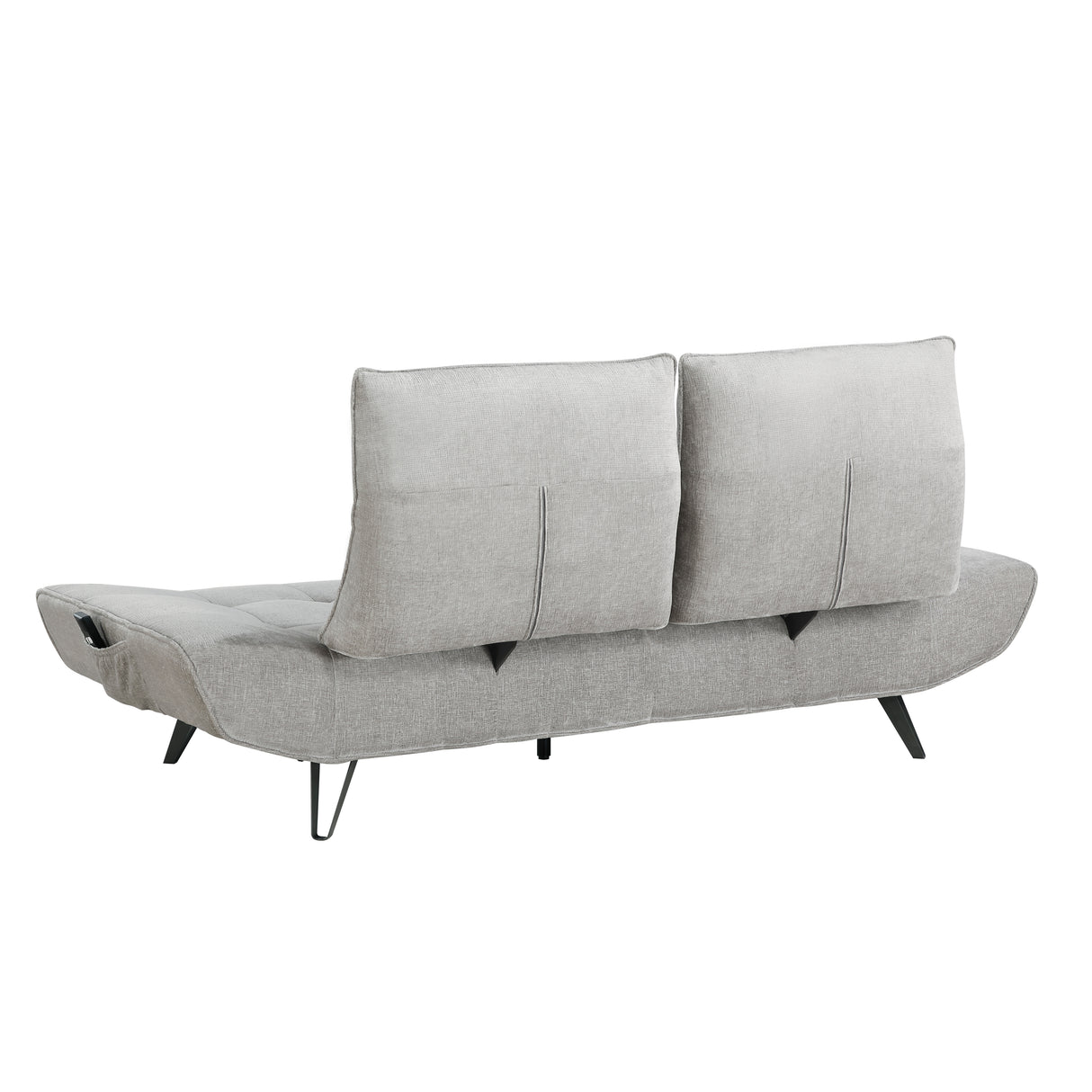 Sofa With Power Adjustable Seat Depth And Manual Headrests