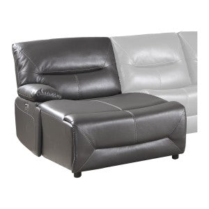Dyersburg Gray Power Left Side Reclining Chaise With Usb Port