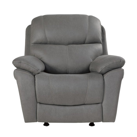 Longvale Gray Glider Reclining Chair
