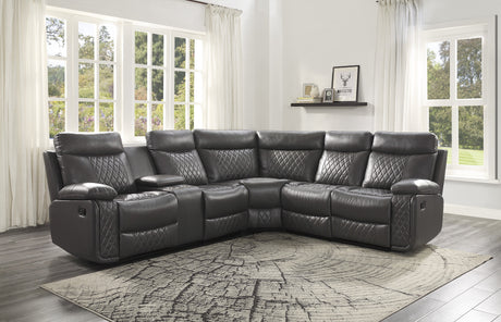 Socorro 3-Piece Reclining Sectional With Left Console