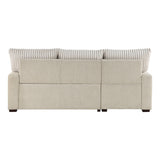 Gallatin 2-Piece Sectional With Left Chaise And Drop-Down Cup Holders, Storage Pouch, Pull-Out Bed Hidden